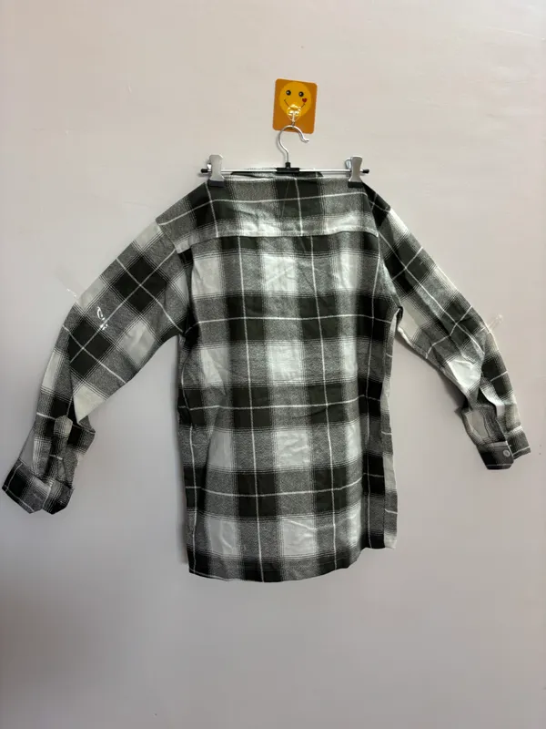 Forest_Green_Flannel_Checks_Woven_Fabric_Boxy_Fit_Shirt_For_Men