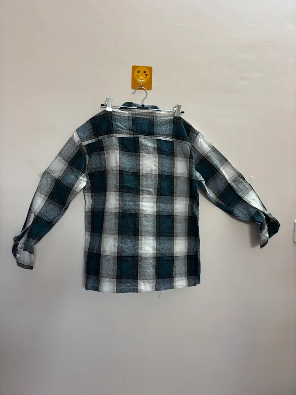 Flannel_Checks-Men's_Black_&_White_Boxy_Fit_Shirt_|_Trendy_Streetwear_Checked_Shirt