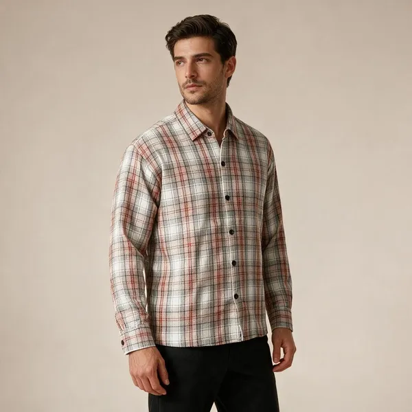 Red_Rust_Flannel_Checks_Boxy_Fit_Shirt_For_Men