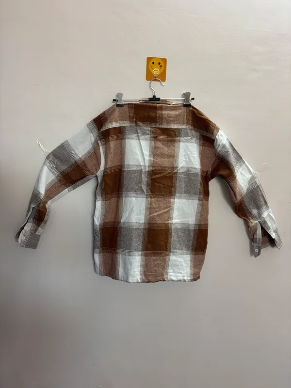 Brown_White_Flannel_Checks_Boxy_Fit_Shirt_For_Men