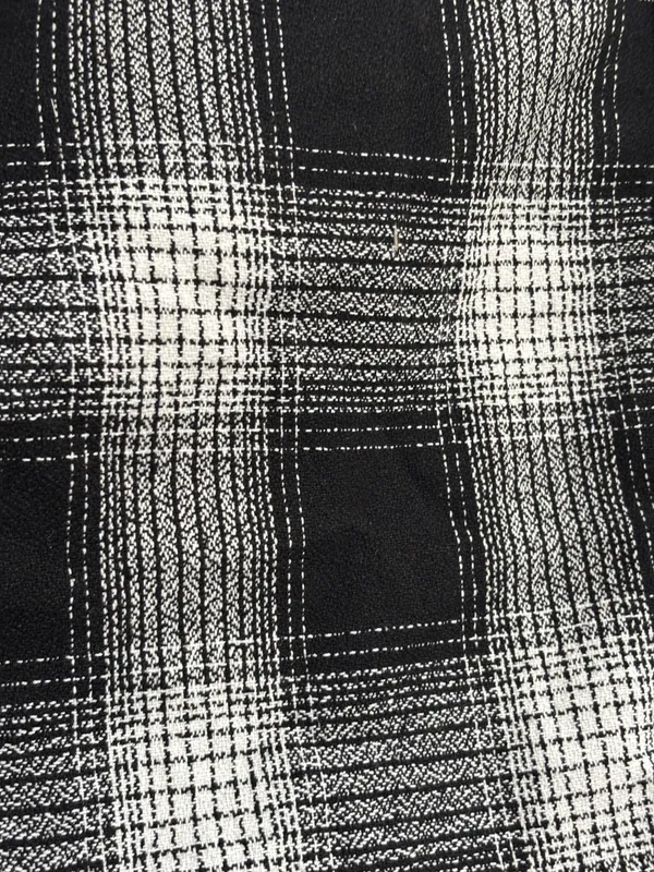 Flannel_Checks-Men's_Black_&_White_Boxy_Fit_Shirt_|_Trendy_Streetwear_Checked_Shirt