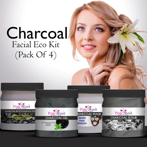 Pink_Root_Charcoal_Eco_Facial_Kit_500gm_Pack_Of_4_For_Anti_Acne_Detox_Skin_Tan_Removal_Dead_Skin_Removal_Nourishing_Moisturising_Skin