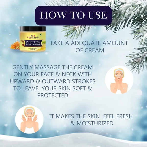 Pink_Root_Honey_Almond_Cold_Cream_100ml_Nourishes_Hydrates_Skin_Deeply_Moisturises_Skin