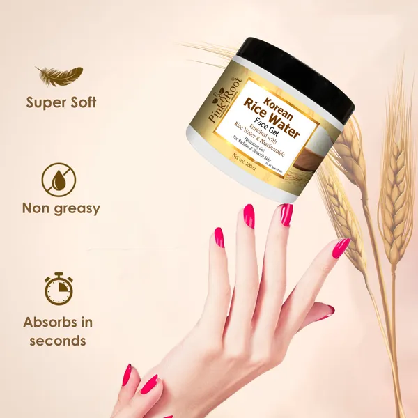 Pink_Root_Rice_Water_Face_Gel_100ml_Removes_Excess_Oil_Glass_Looking_Skin_Acne_Controls