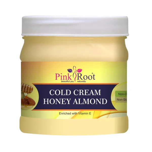 Pink_Root_Cold_Cream_With_Honey_Almond_500ml_Nourishes_Hydrates_Skin_Deeply_Moisturises_Skin