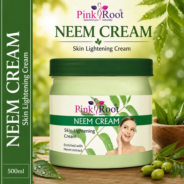 Pink_Root_Neem_Massage_Cream_For_Acne_Free_Skin_For_Anti_Ageing_Anti_Tan_Blemish_Removal_Daily_Care_Pigmentation_Removal_Skin_Brightening_500_Ml
