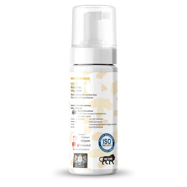 Pink_Root_Ubtan_Foaming_Face_Wash_150ml_Removes_Instant_Tan_Brightens_Skin