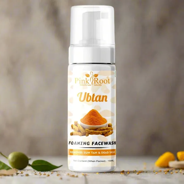 Pink_Root_Ubtan_Foaming_Face_Wash_150ml_Removes_Instant_Tan_Brightens_Skin