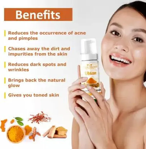 Pink_Root_Ubtan_Foaming_Face_Wash_150ml_Removes_Instant_Tan_Brightens_Skin