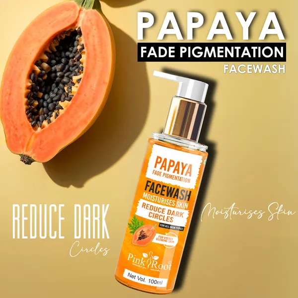 Pink_Root_Papaya_Tan_Removal_Face_Wash_100ml_Face_Wash_With_Vitamin_C_Papaya_And_Lemon_For_Dark_Spot_Reduction_And_Clear_Skin_Face_Wash