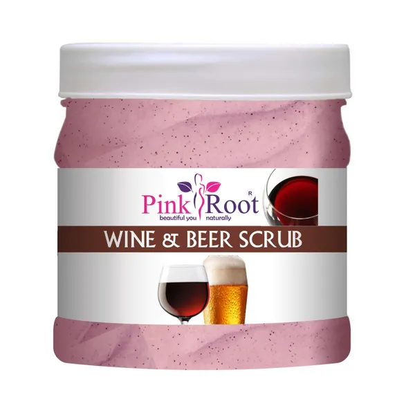 Pink_Root_Wine_Beer_Scrub_500ml_For_Dead_Skin_Cells_Removal_Removing_Blackheads_And_Revitalises_Healthy_Skin