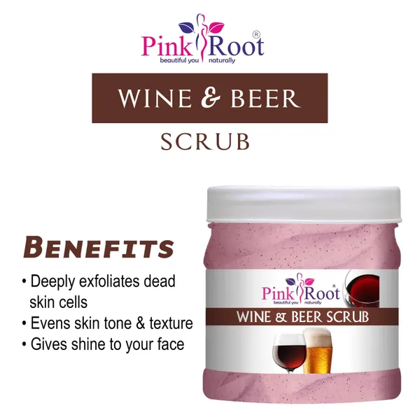 Pink_Root_Wine_Beer_Scrub_500ml_For_Dead_Skin_Cells_Removal_Removing_Blackheads_And_Revitalises_Healthy_Skin