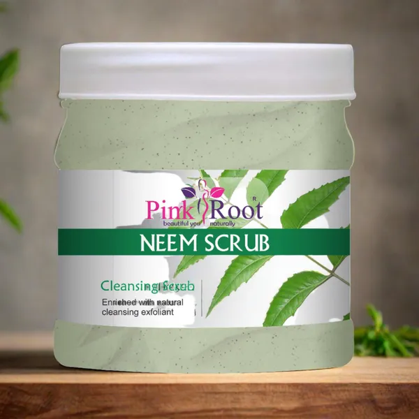 Pink_Root_Neem_Face_Body_Scrub_Cleansing_Dirt_Acne_Control_Enriched_With_Natural_Neem_Extract_500_Ml