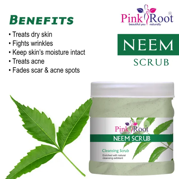 Pink_Root_Neem_Face_Body_Scrub_Cleansing_Dirt_Acne_Control_Enriched_With_Natural_Neem_Extract_500_Ml