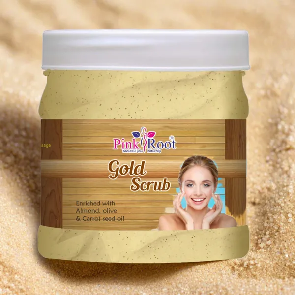 Pink_Root_Gold_Scrub_Enriched_With_Orange_Peel_Gold_Dust_500_Ml_Removes_Blackhead_Anti_Ageing_Anti_Pimple_Gold_Radiance_Skin