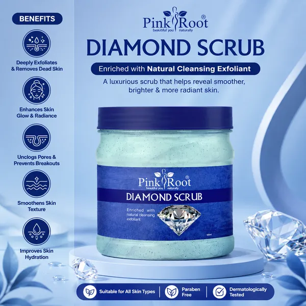 Pink_Root_Diamond_Scrub_500ml_For_Spot_Removal_Anti_Ageing