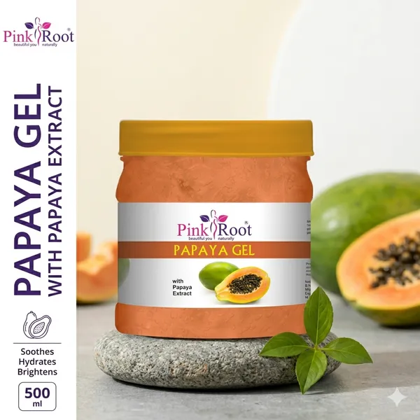 Pink_Root_Papaya_Gel_500ml_For_Spot_Removal_Brightening_Lightening_With_Papaya_Extracts
