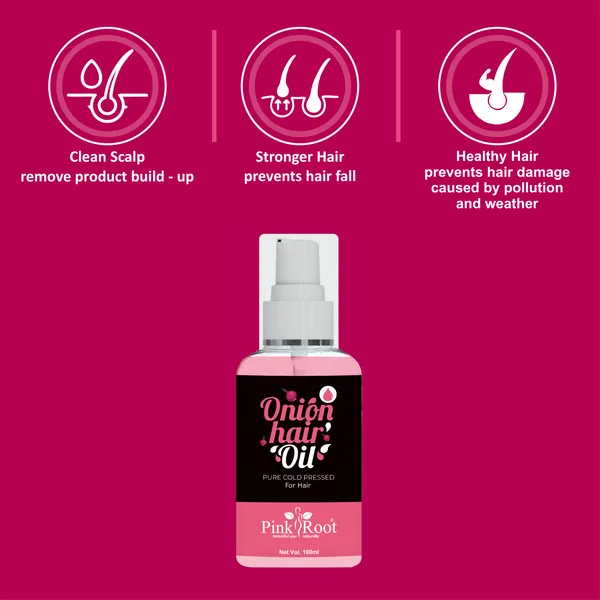 Pink_Root_Onion_Hair_Oil_100ml_Applied_For_Hair_Growth_Anti_Hair_Fall_Healthy_Scalp_Conditioning_Removing_Lice_Prevents_Greying