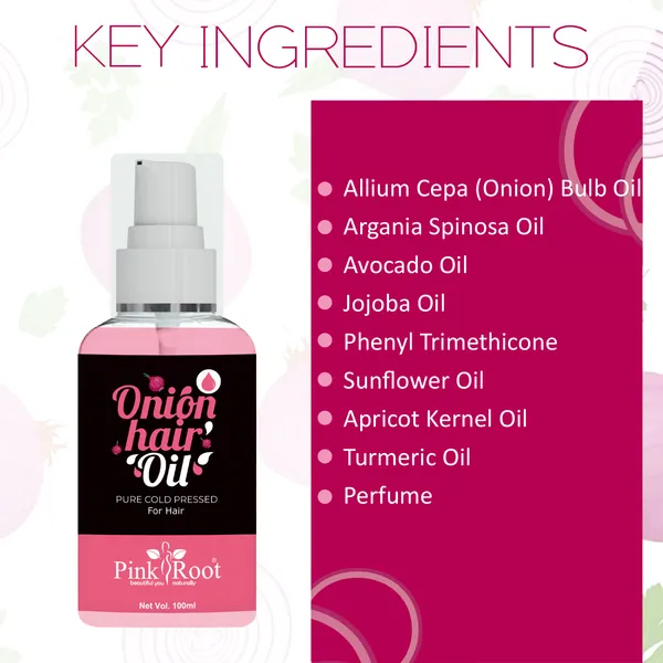 Pink_Root_Onion_Hair_Oil_100ml_Applied_For_Hair_Growth_Anti_Hair_Fall_Healthy_Scalp_Conditioning_Removing_Lice_Prevents_Greying