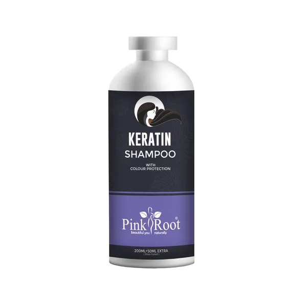 Pink_Root_Keratin_Hair_Shampoo_250_Ml_For_Smoothening_Of_Hairs_And_Volume_Enhancement