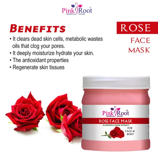 Pink_Root_Rose_Eco_Facial_Kit_500gm_Pack_Of_4_Glowing_Skin_Tan_Removal_Whitening_Depigmentation_Oil_Control_Acne_Fairness_Moisturizing_Skin_Lightening_Acne_Scars_Wrinkles_Sunburn_Dark_Circles