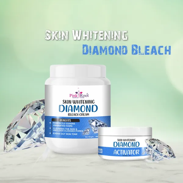 Pink_Root_Skin_Whitening_Diamond_Bleach_Cream_With_Activator_1kg_Gives_Sparkling_Brightness_Purification_Gives_Fairer_Skin