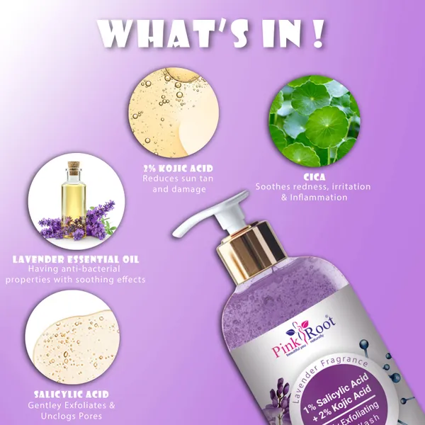 Pink_Root_Salicylic_Acid_Body_Wash_Body_Acne_Dark_Spots_Strawberry_Skin_Treatment_Kojic_Acid_Shower_Gel_300ml