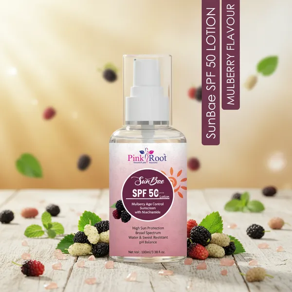Pink_Root_Mulberry_Sunscreen_Spf_50_Pa_No_White_Cast_100ml