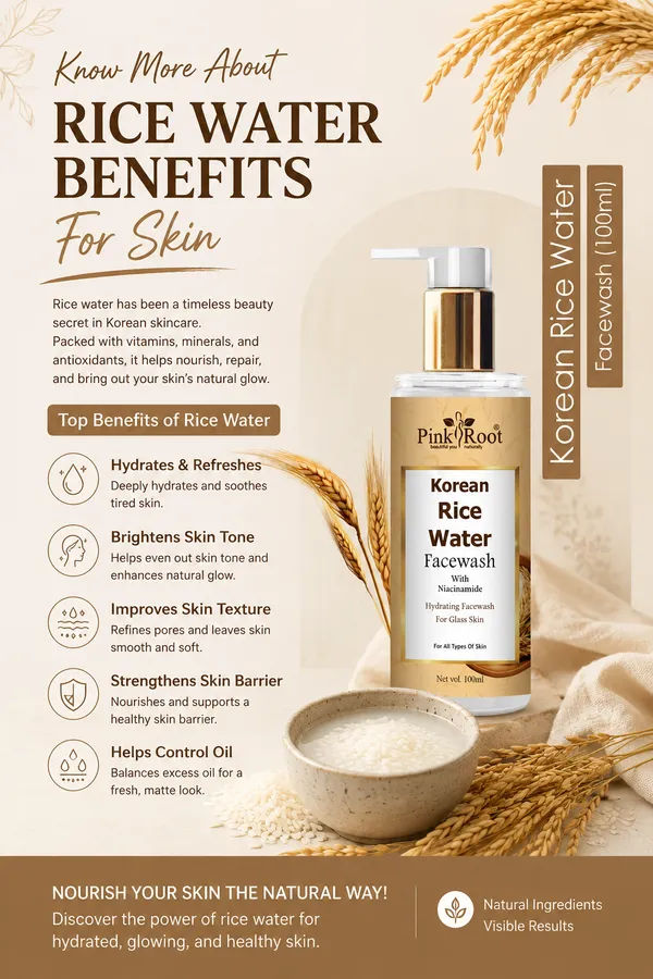 Pink_Root_Rice_Water_Face_Wash_100ml_Niacinamide_Cleanser_For_Glass_Skin_Brightening_Oil_Control