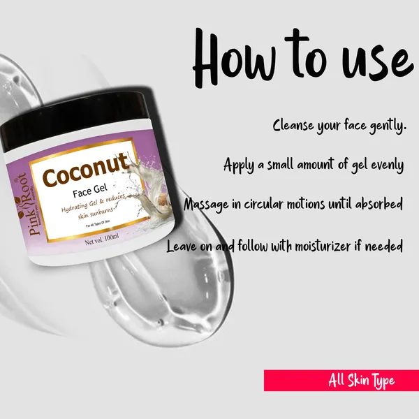 Pink_Root_Coconut_Gel_100ml_For_Removing_Acnes_Pimples_Cleansing_Of_Skin_Moisturising_Nourishment