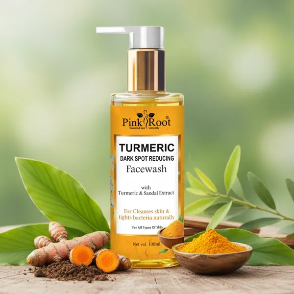 Pink_Root_Turmeric_Dark_Spot_Reducing_Facewash_For_Deep_Cleansing_Brightening_Protection_Skin