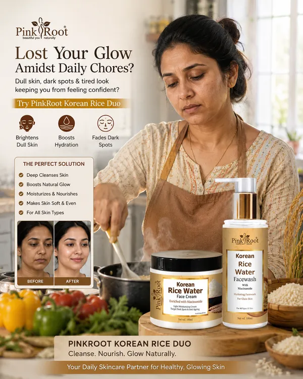 Pink_Root_Rice_Face_Cream_With_Rice_Face_Wash_Combo_Set_Pack_Of_2
