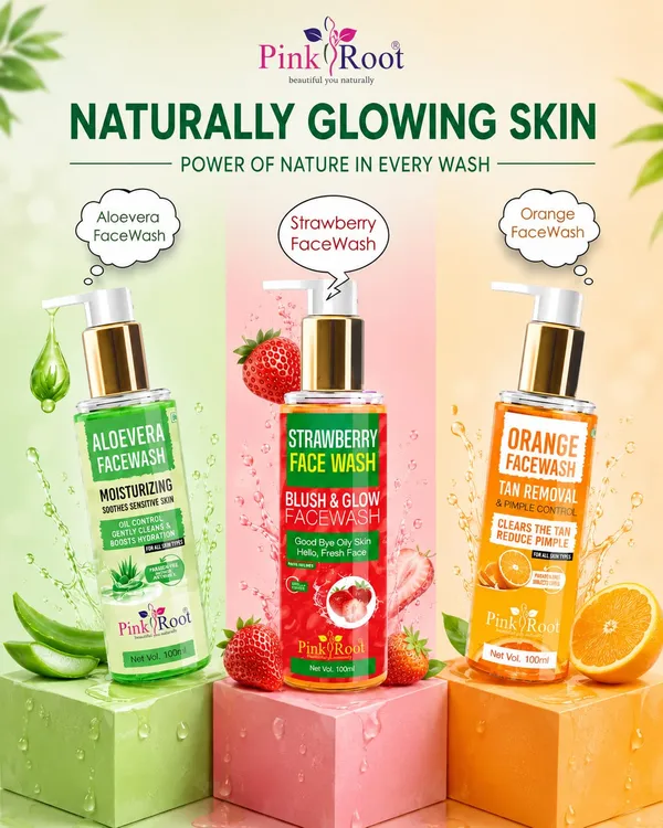 Pink_Root_Aloevera_Strawberry_Orange_Facewash_Pack_Of_3