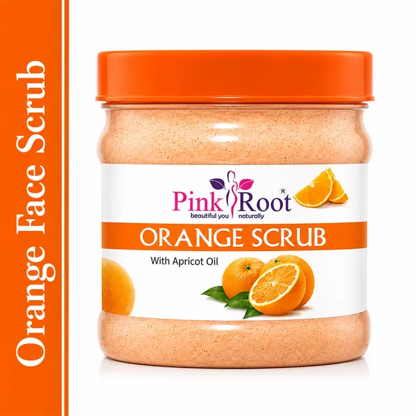 Pink_Root_Orange_Scrub_with_Walnut_Scrub_500ml,_Enriched_with_Aloe_Vera_extract_&_Vitamin_E_Oil,_For_Oil_Control,_Dark_Spot_Removal,_Brightening_&_Lightening