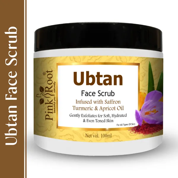 Pink_Root_Ubtan_Face_Scrub_100gm_Cream_Scrub_for_Depigmentation,_Oil_Control,_Acne_&_Fairness,_Pollution_removing_Scrub
