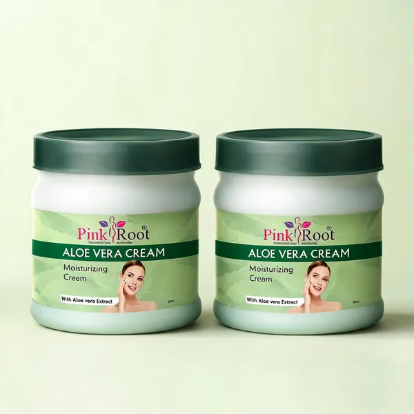 Pink_Root_Aloe_Vera_Moisturizing_Cream_500Ml_For_Acne_Control_Moisturising_Skin_Glowing_Radiant_Skin_-_Pack_Of_2