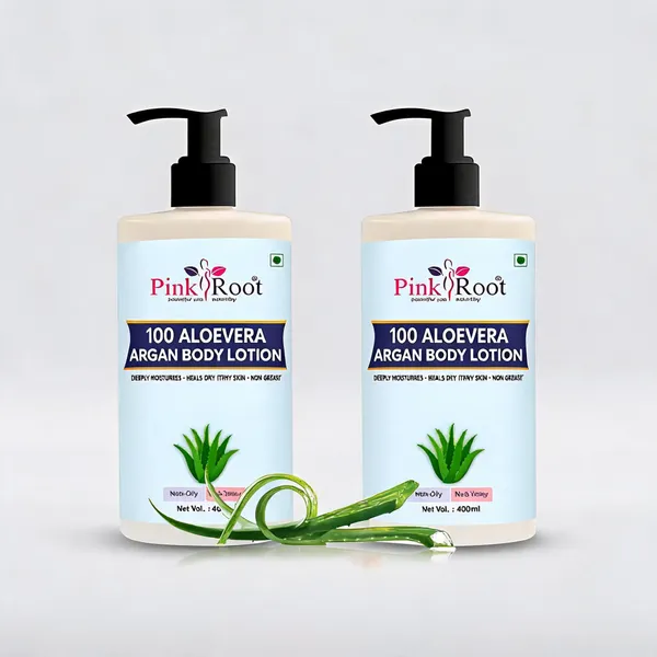 100_Aloevera_Argan_Body_Lotion_Deeply_Moisturises_Heals_Dry_Itchy_Skin_Non_Greasy_Creamy_Texture_-_Pack_Of_2