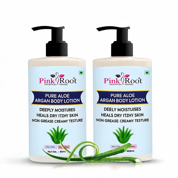 100_Aloevera_Argan_Body_Lotion_Deeply_Moisturises_Heals_Dry_Itchy_Skin_Non_Greasy_Creamy_Texture_-_Pack_Of_2