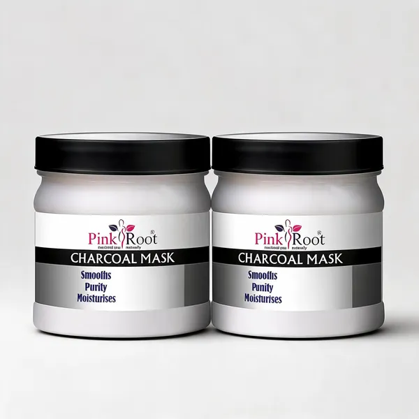 Pink_Root_Charcoal_Mask_Smooths_Purify_Moisturises_500_Ml_Face_Pack_For_Detan_Blackhead_Removal_Anti_Pollution_Face_Mask_-_Pack_Of_2