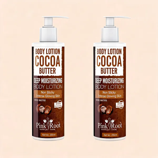 Pink_Root_Cocoa_Butter_Body_Lotion_200Ml_Moisturization_Nourishment_Softening_Smoothening_-_Pack_Of_2