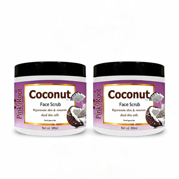 Pink_Root_Coconut_Scrub_For_Soft_Clean_Healthy_Skin_Advanced_Hydration_Anti_Aging_Reduce_Blemishes_100Ml_-_Pack_Of_2