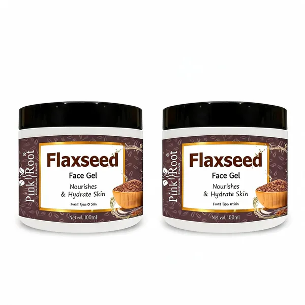 Pink_Root_Flaxseed_Face_Gel_Reduce_Fine_Lines_Skin_Brightening_Whitening_Removes_Tan_100_Ml_-_Pack_Of_2