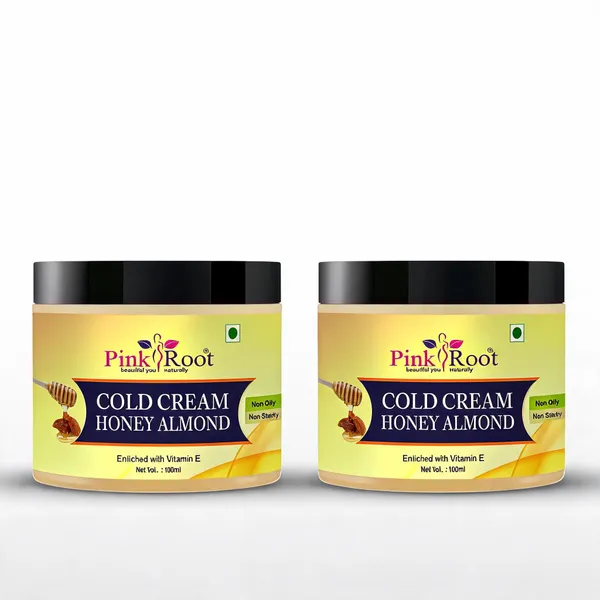 Pink_Root_Honey_Almond_Cold_Cream_100Ml_Nourishes_Hydrates_Skin_Deeply_Moisturises_Skin_-_Pack_Of_2