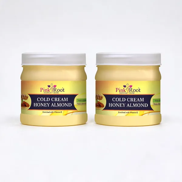 Pink_Root_Cold_Cream_With_Honey_Almond_500Ml_Nourishes_Hydrates_Skin_Deeply_Moisturises_Skin_-_Pack_Of_2