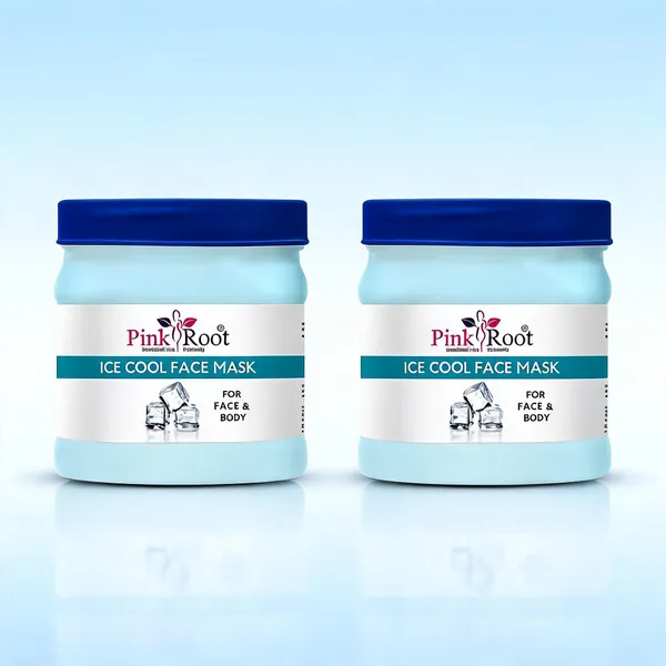 Pink_Root_Ice_Cool_Face_Mask_Replenishing_Rejuvenation_Skin_Smoothening_For_All_Skin_Types_500Gm_-_Pack_Of_2