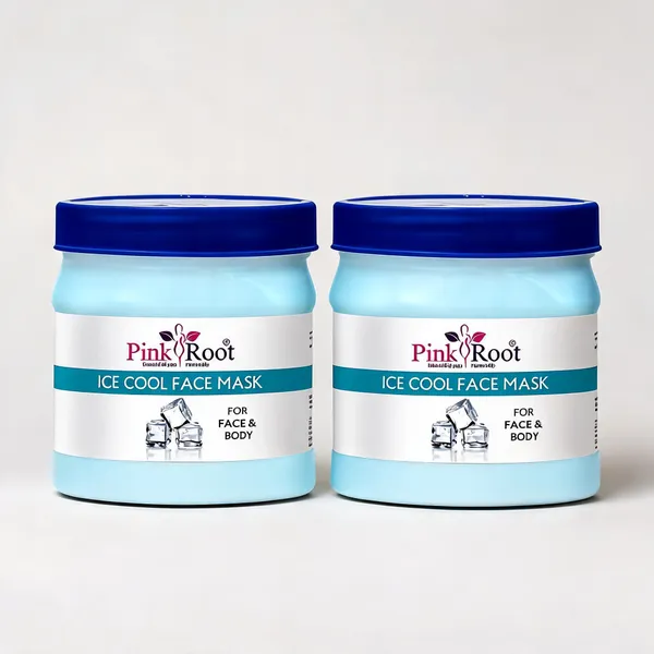 Pink_Root_Ice_Cool_Face_Mask_Replenishing_Rejuvenation_Skin_Smoothening_For_All_Skin_Types_500Gm_-_Pack_Of_2