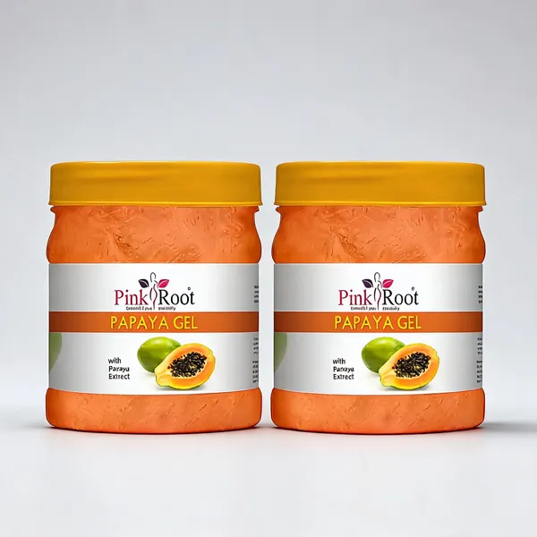Pink_Root_Papaya_Gel_500Ml_For_Spot_Removal_Brightening_Lightening_With_Papaya_Extracts_-_Pack_Of_2