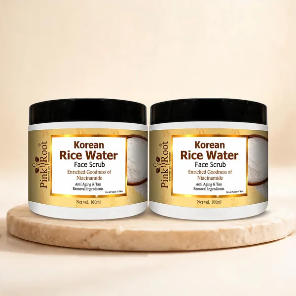 Pink_Root_Rice_Water_Scrub_For_Men_Women_Skin_Whitening_Brightening_Scrub_Remove_Blackheads_100_G_-_Pack_Of_2