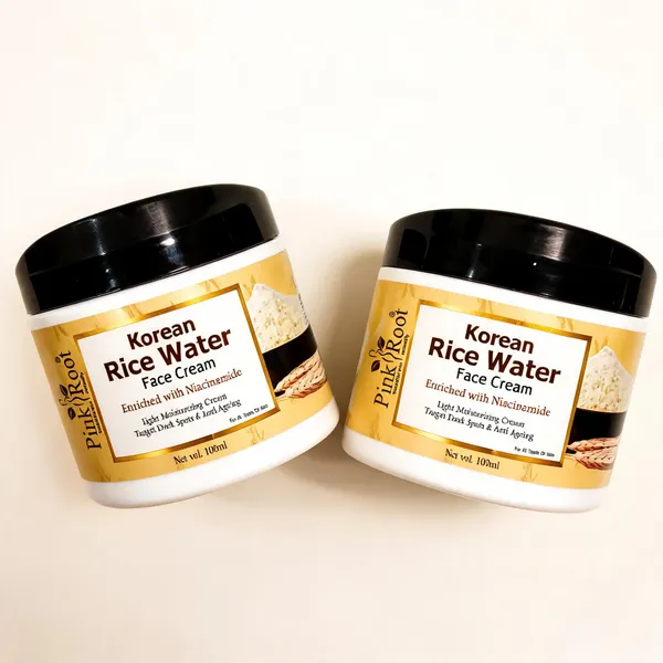 Pink_Root_Rice_Water_Face_Body_Cream_100Gm_Korean_Glass_Skin_Moisturizer_With_Hyaluronic_Acid_Probiotics_Brightening_Hydrating_Oil_Control_Cream_-_Pack_Of_2