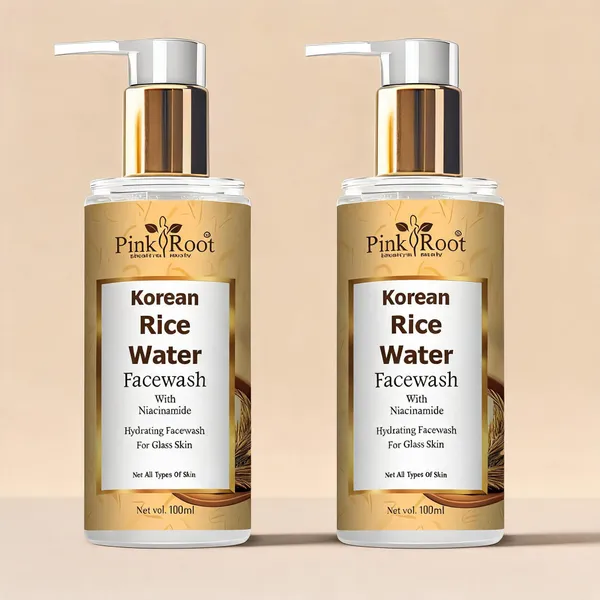 Pink_Root_Rice_Water_Face_Wash_100Ml_Niacinamide_Cleanser_For_Glass_Skin_Brightening_Oil_Control_-_Pack_Of_2